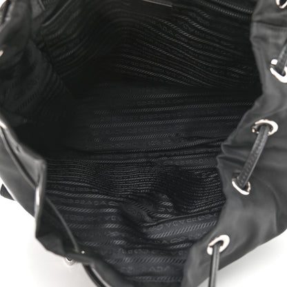 Prada Nylon New Vela Studded Backpack Black 5 of 8