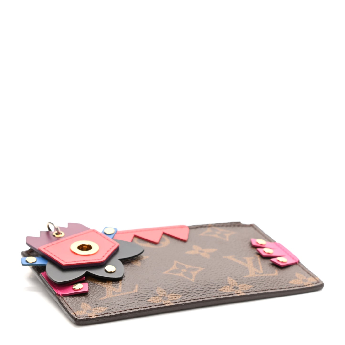 Monogram Totem Key Pouch Flamingo
