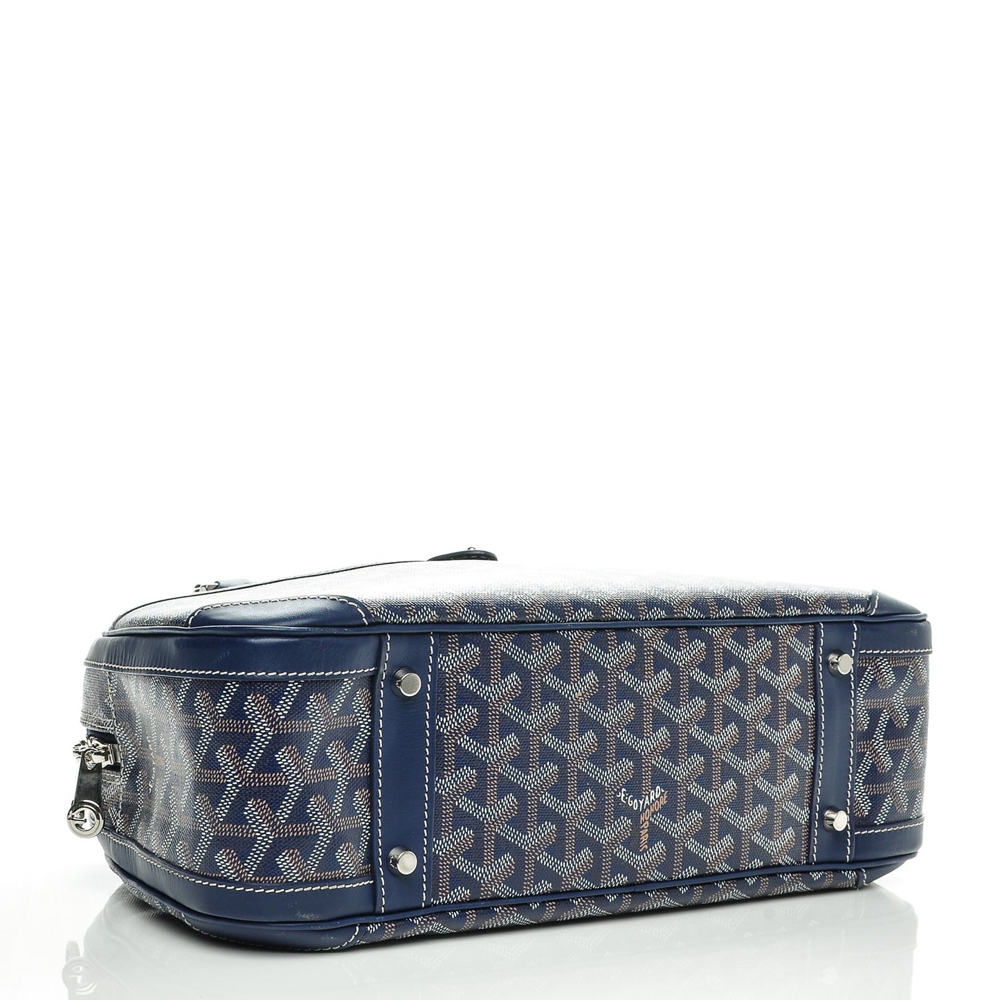 Goyardine Saint Jeanne MM Bowler Navy Blue