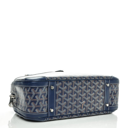 Goyard Goyardine Saint Jeanne MM Bowler Navy Blue 4 of 11