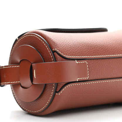 Chloe Small Grain Smooth Calfskin Mini Darryl Crossbody Sepia Brown 8 of 9