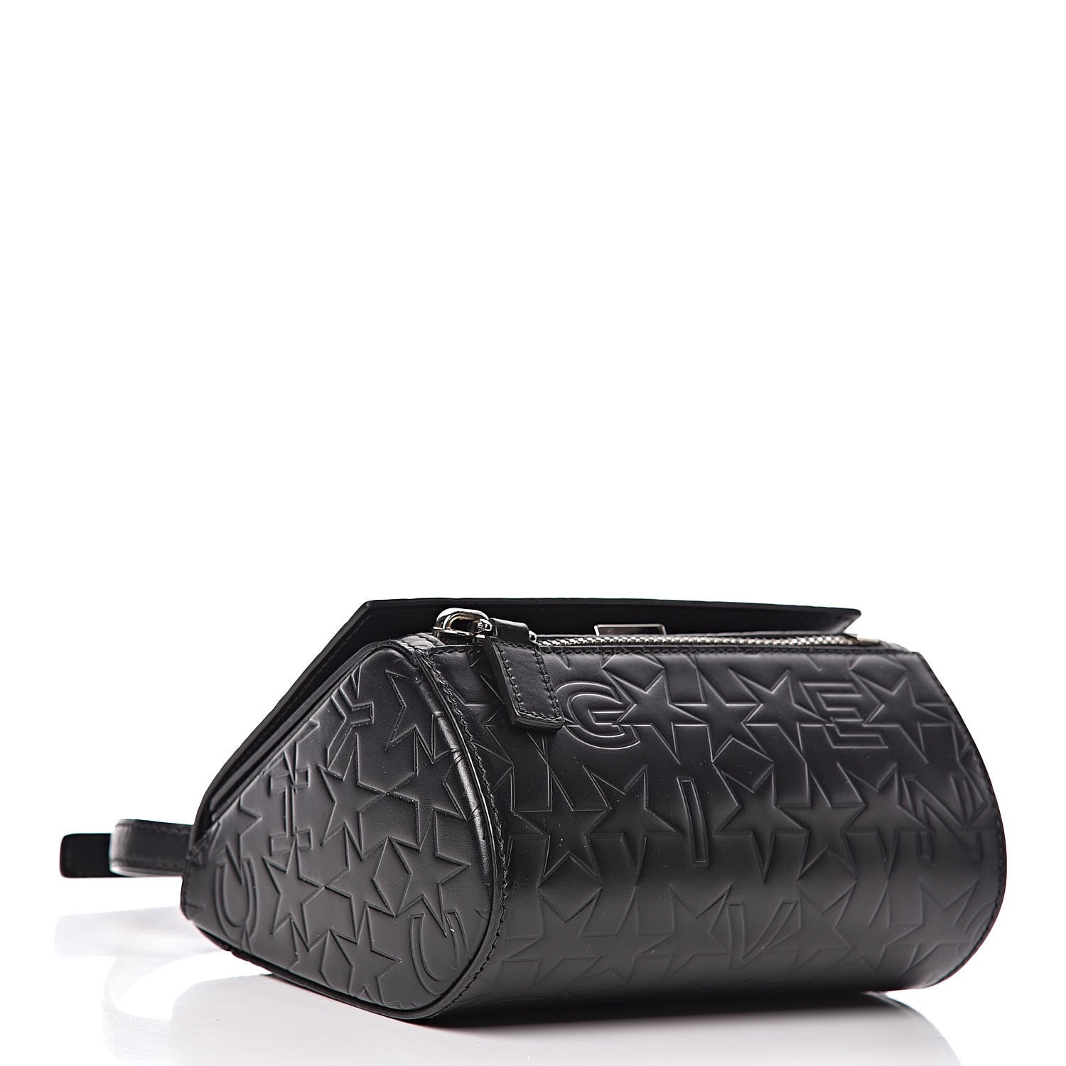 Givenchy Calfskin Star Embossed Mini Pandora Box Crossbody Bag Black 4 of 9