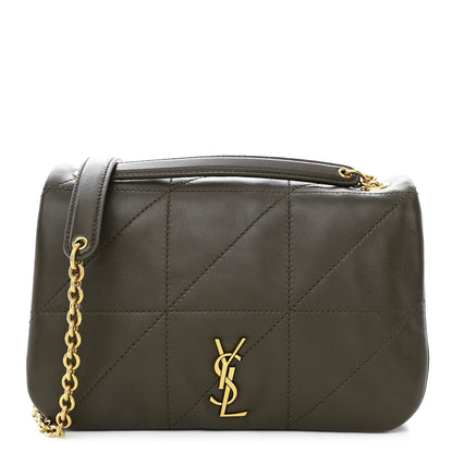 Saint Laurent Lambskin Matelasse Monogram Mini Jamie 4.3 Light Musk 2 of 10