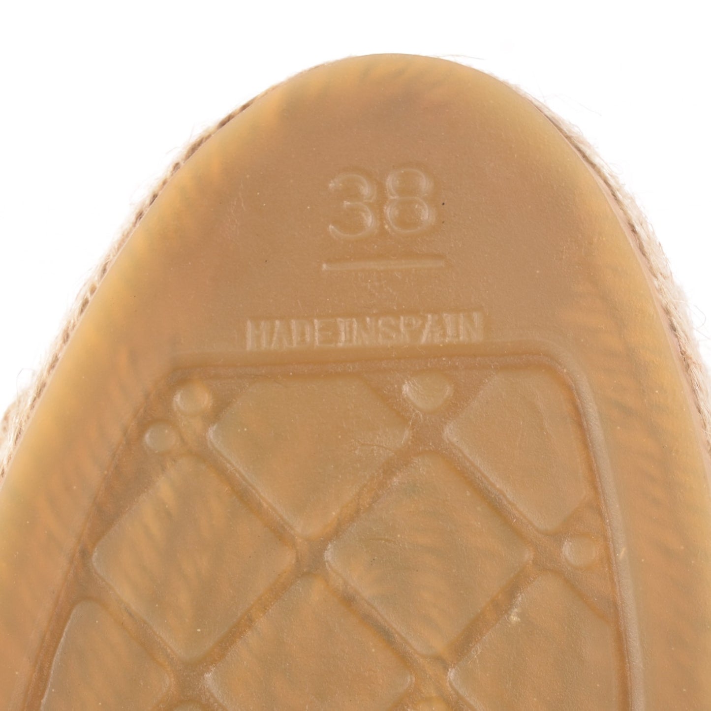 Toile Sequin CC Espadrilles 38 Beige Black
