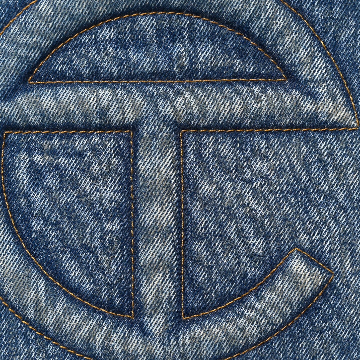 Denim Medium Shopping Bag Blue