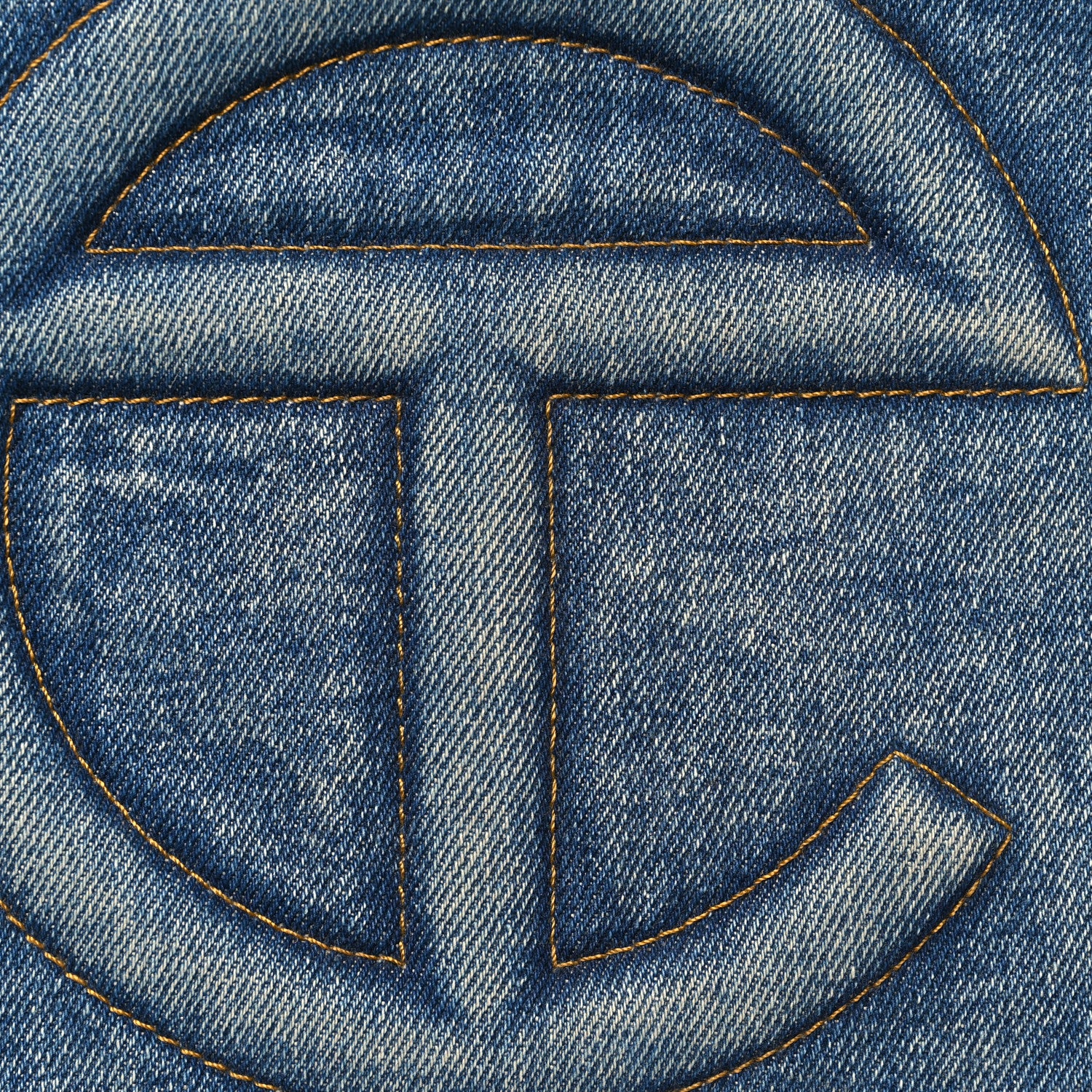 Telfar Denim Medium Shopping Bag Blue 8 of 10