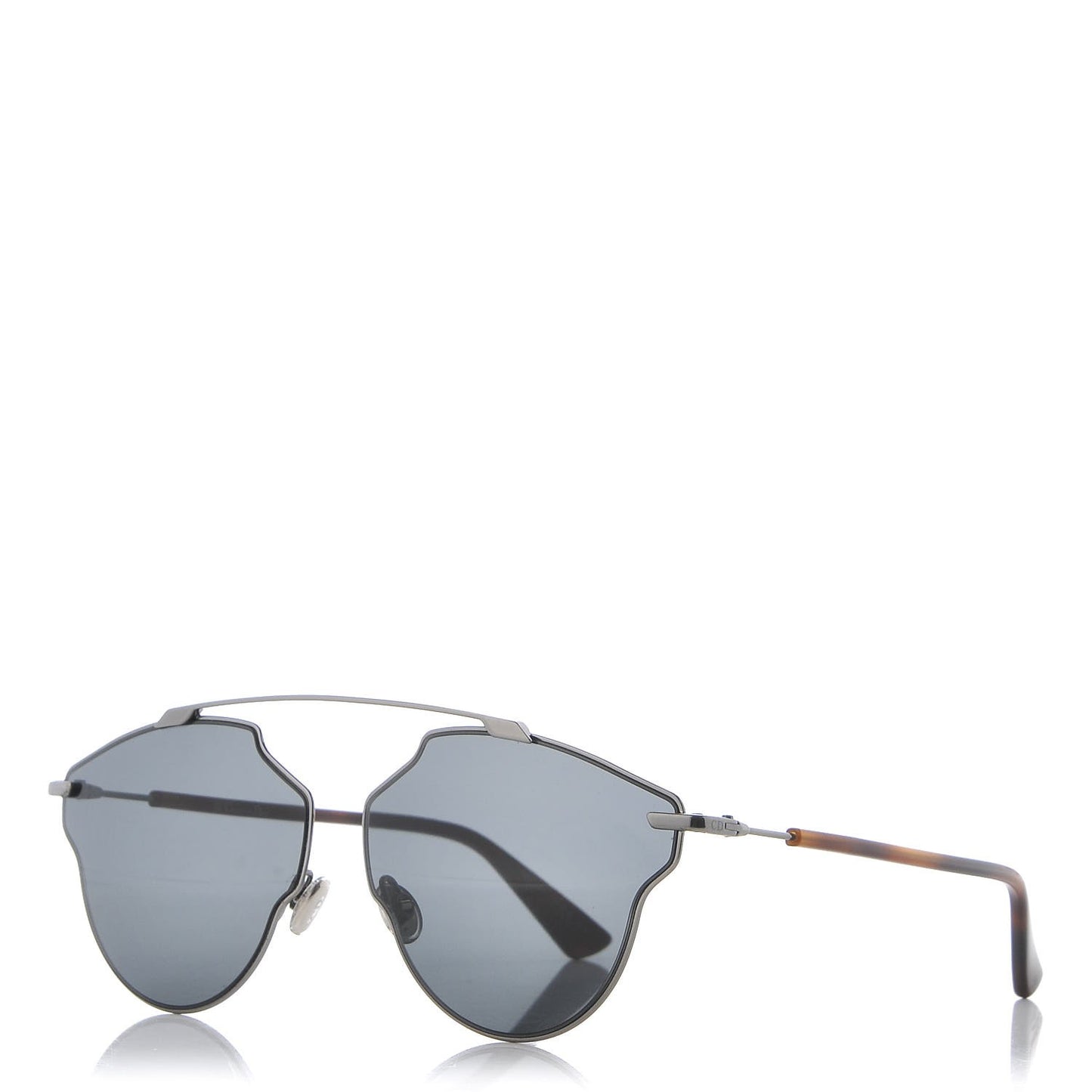 So Real Pop Sunglasses Dark Ruthenium Grey Havana