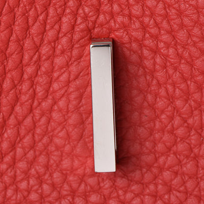 Hermes Taurillon Clemence Birkin 30 Rouge Garance 23 of 36