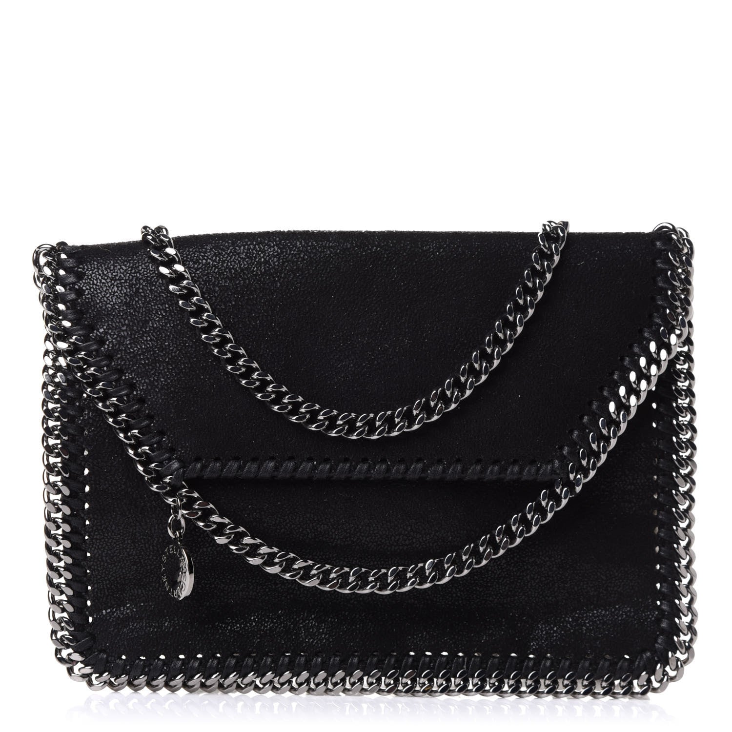 Stella McCartney Shaggy Deer Falabella Mini Crossbody Bag Black 1 of 9