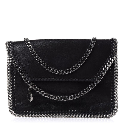 Stella McCartney Shaggy Deer Falabella Mini Crossbody Bag Black 1 of 9