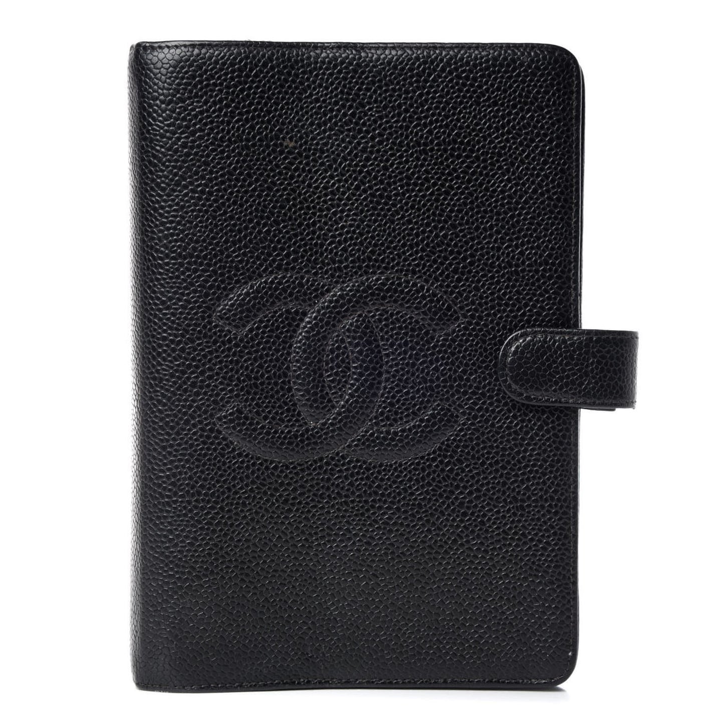 Caviar CC Medium Ring Agenda Planner Black