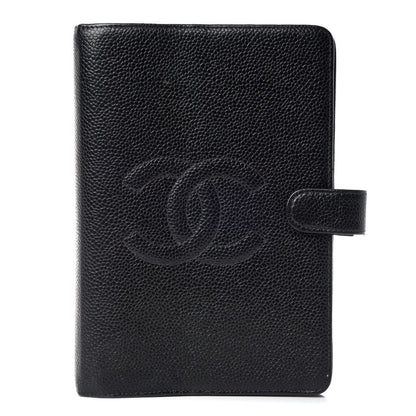 Chanel Caviar CC Medium Ring Agenda Planner Black 1 of 12
