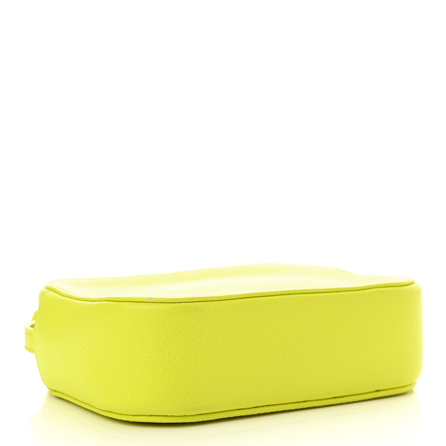 Balenciaga Calfskin Logo XS Everyday Camera Bag Acid Green Black 3 of 12