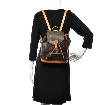 Louis Vuitton Monogram Montsouris MM Backpack 2 of 16