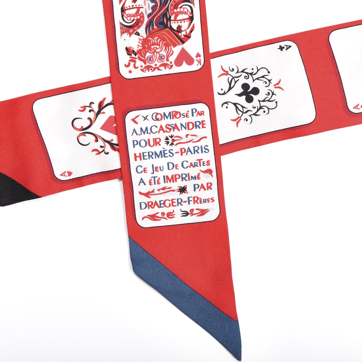 Silk Jeu de Cartes Twilly Rouge Black Ardoise