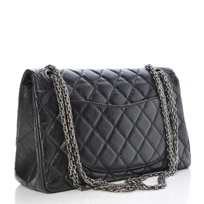 Chanel Aged Calfskin Quilted 2.55 Reissue 226 Flap Black 3 of 7