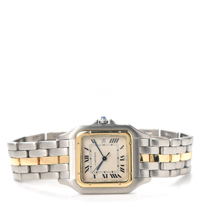 Cartier Stainless Steel 18K Yellow Gold 29mm Panthere Quartz Watch 2 of 5