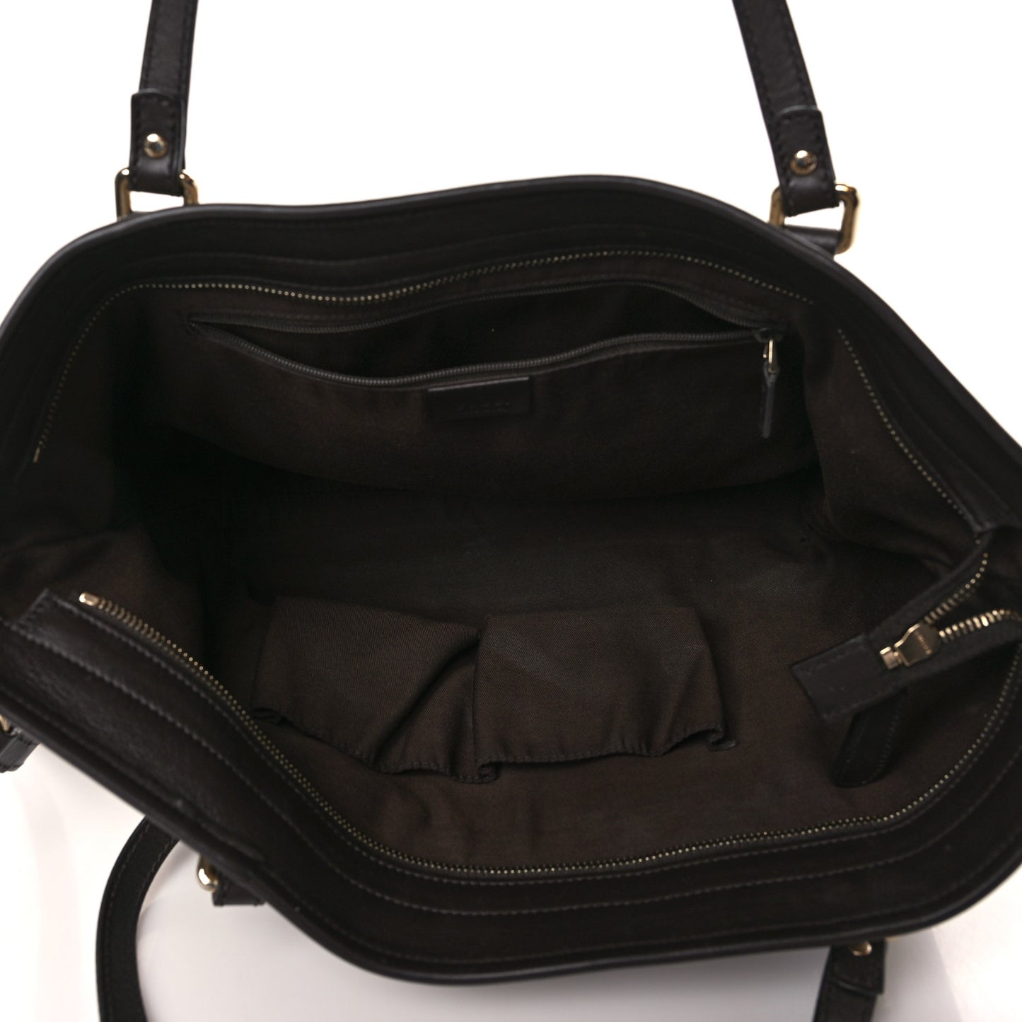 GG Supreme Monogram Medium Joy Tote Dark Brown