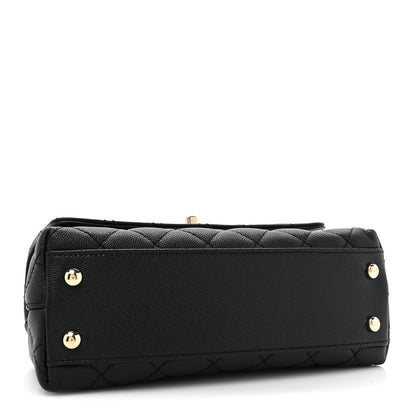 Chanel Caviar Quilted Mini Coco Handle Flap Black 4 of 11