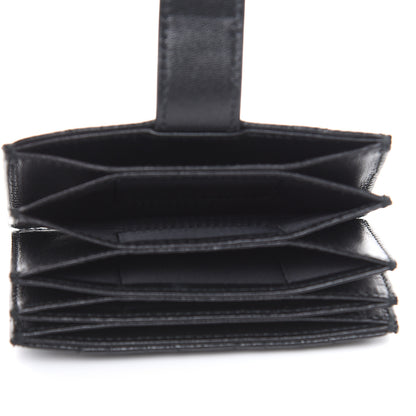 Christian Dior Lambskin Cannage Lucky Badges Lady Dior 5-Gusset Card Holder Black 5 of 8