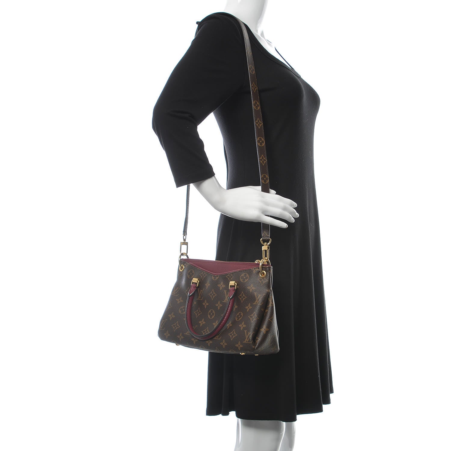 Louis Vuitton Monogram Pallas Full BB Raisin 2 of 11