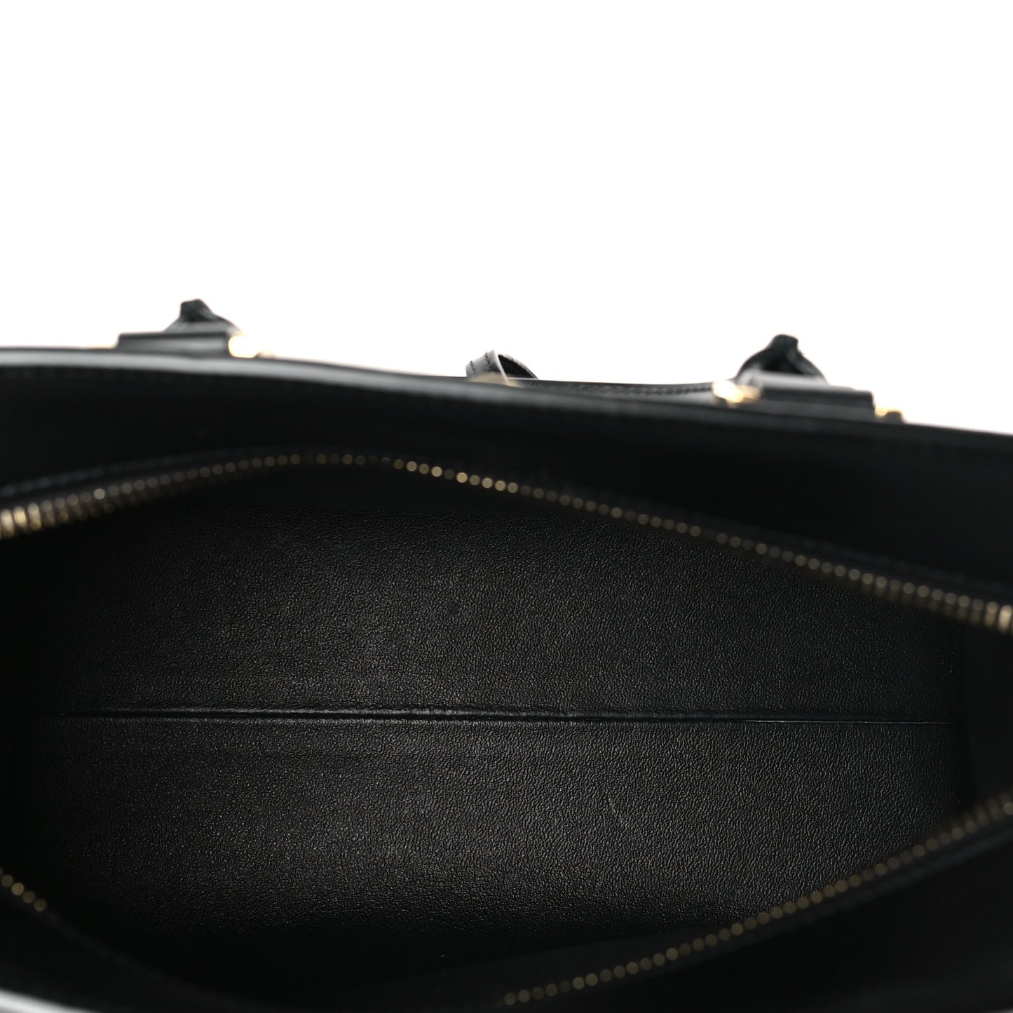Calfskin Monogram Baby Cabas Black