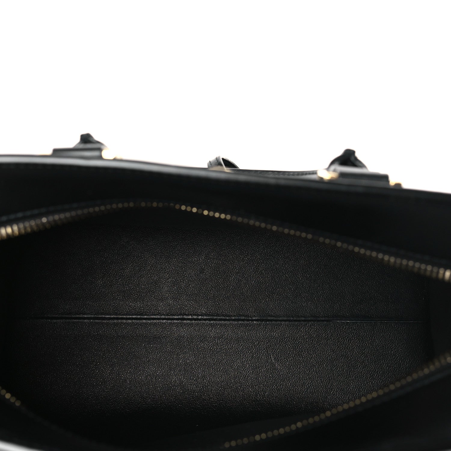 Saint Laurent Calfskin Monogram Baby Cabas Black 5 of 8