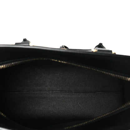 Saint Laurent Calfskin Monogram Baby Cabas Black 5 of 8