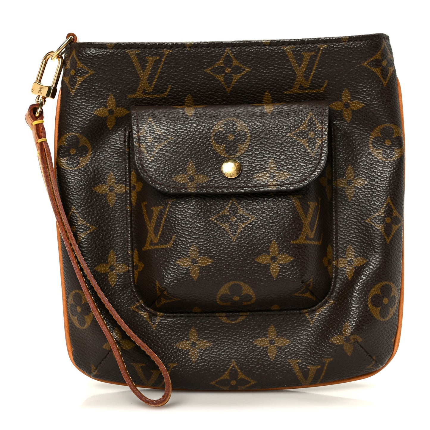 Monogram Partition Wristlet