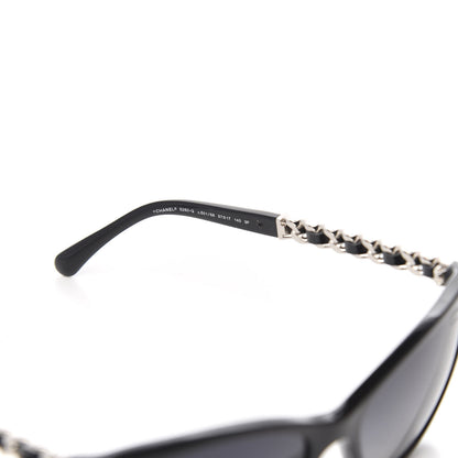 Chanel Cat Eye Chain Polarized Sunglasses 5260-Q Black 5 of 7