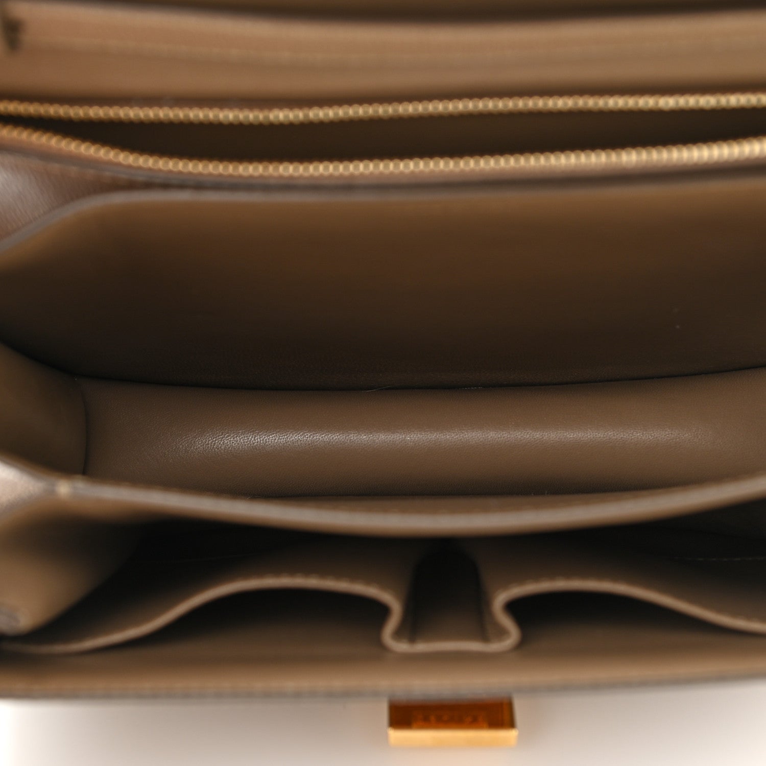 Celine Liege Calfskin Medium Classic Box Flap Bag Taupe 5 of 11