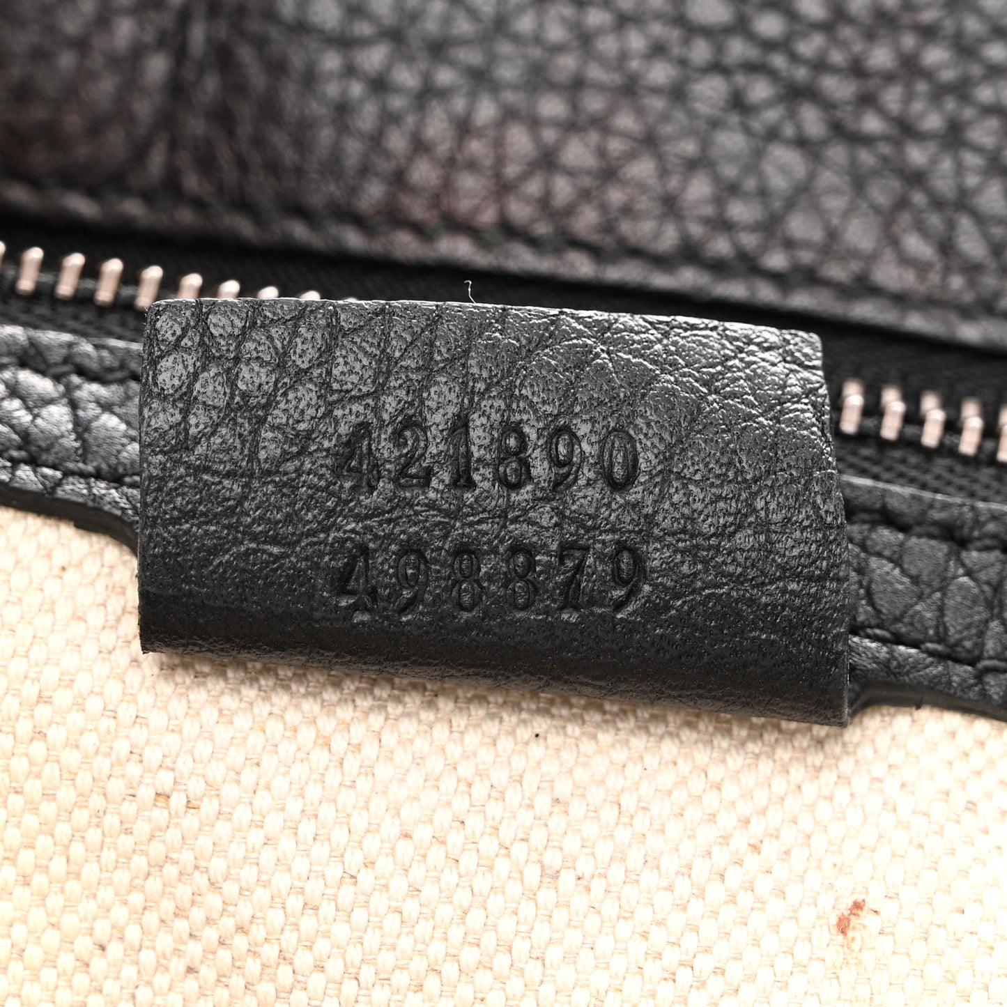 Calfskin Small GG Marmont Top Handle Bag Black