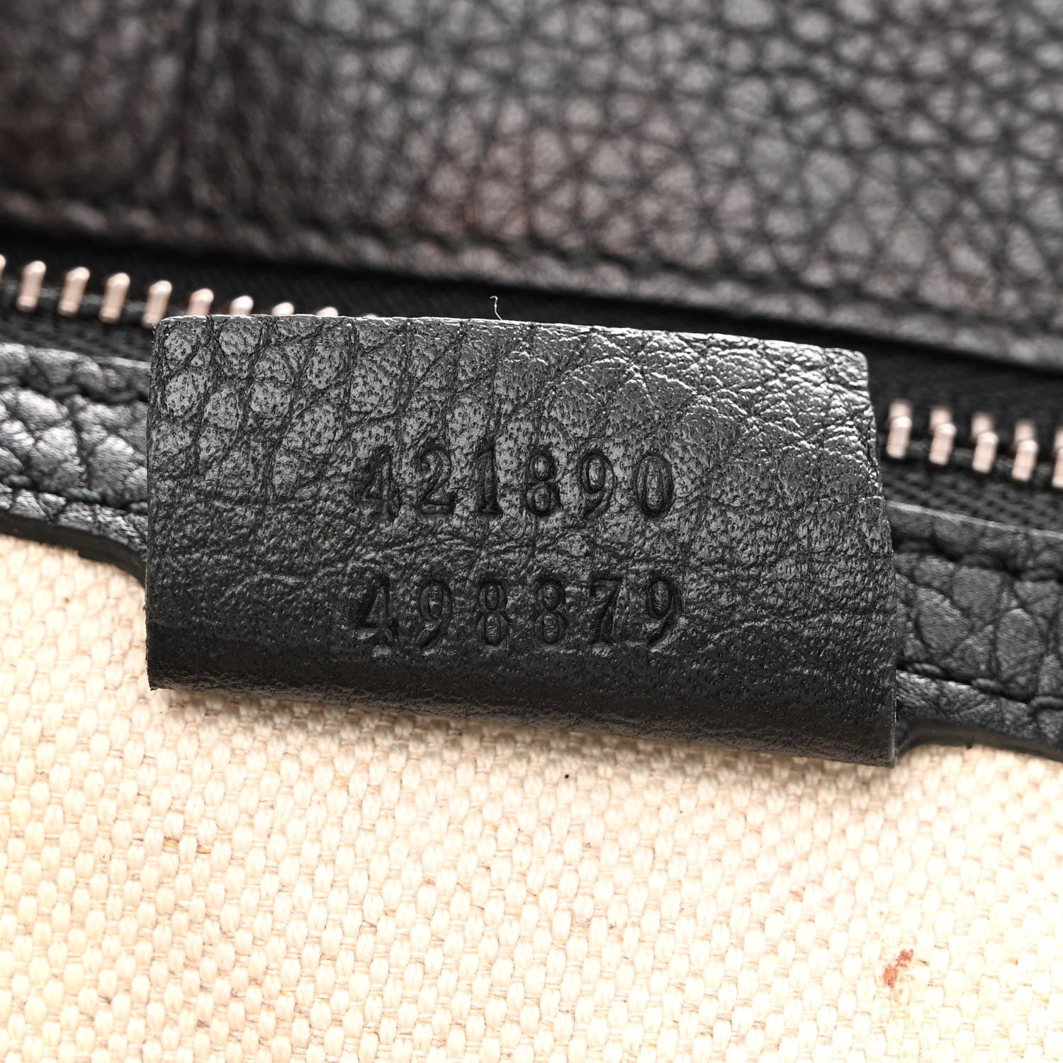 Gucci Calfskin Small GG Marmont Top Handle Bag Black 7 of 15