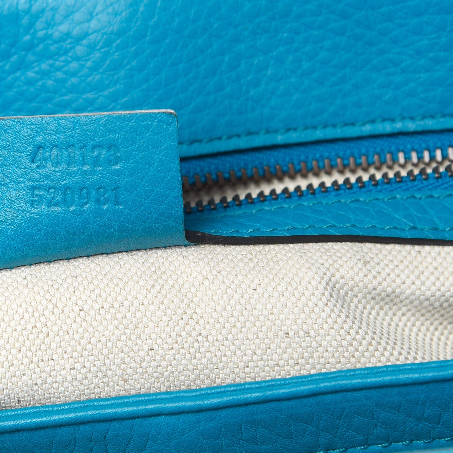 Calfskin GG Marmont Shoulder Bag Turquoise