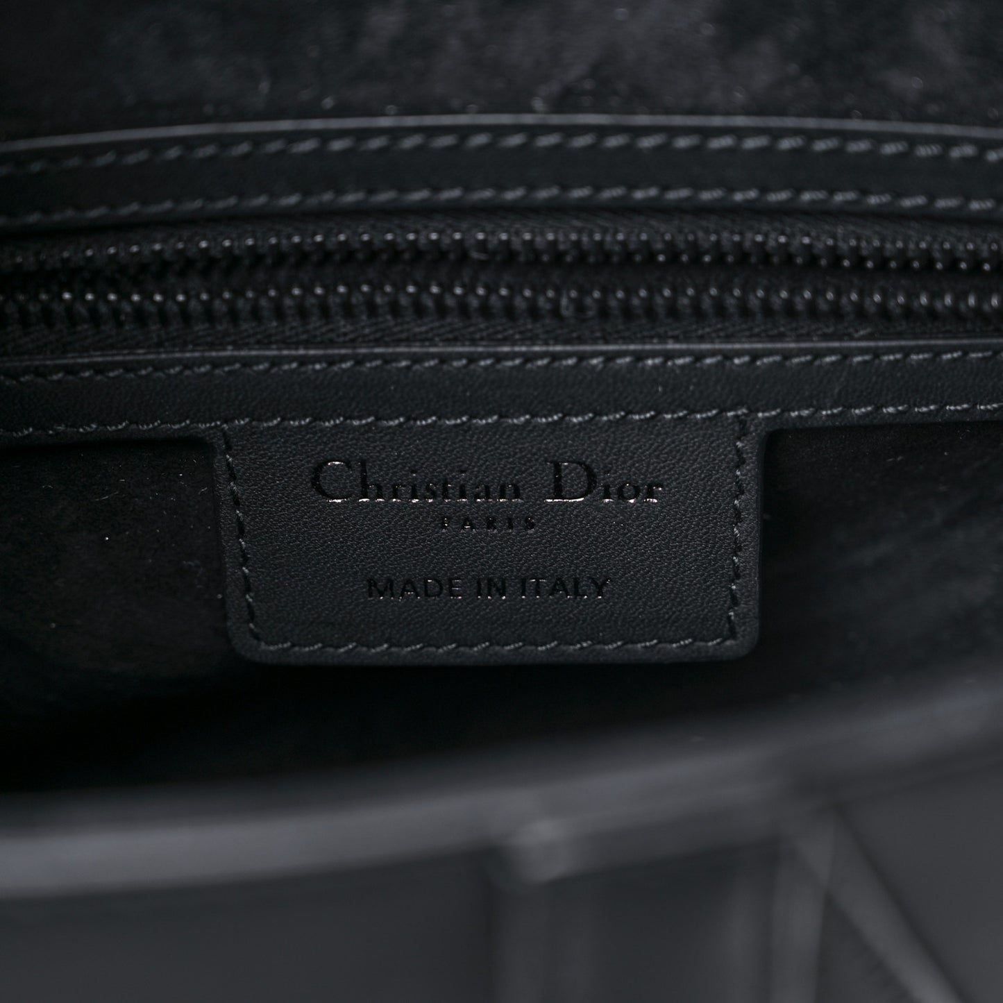 Ultra Matte Calfskin Saddle Bag With Strap Black