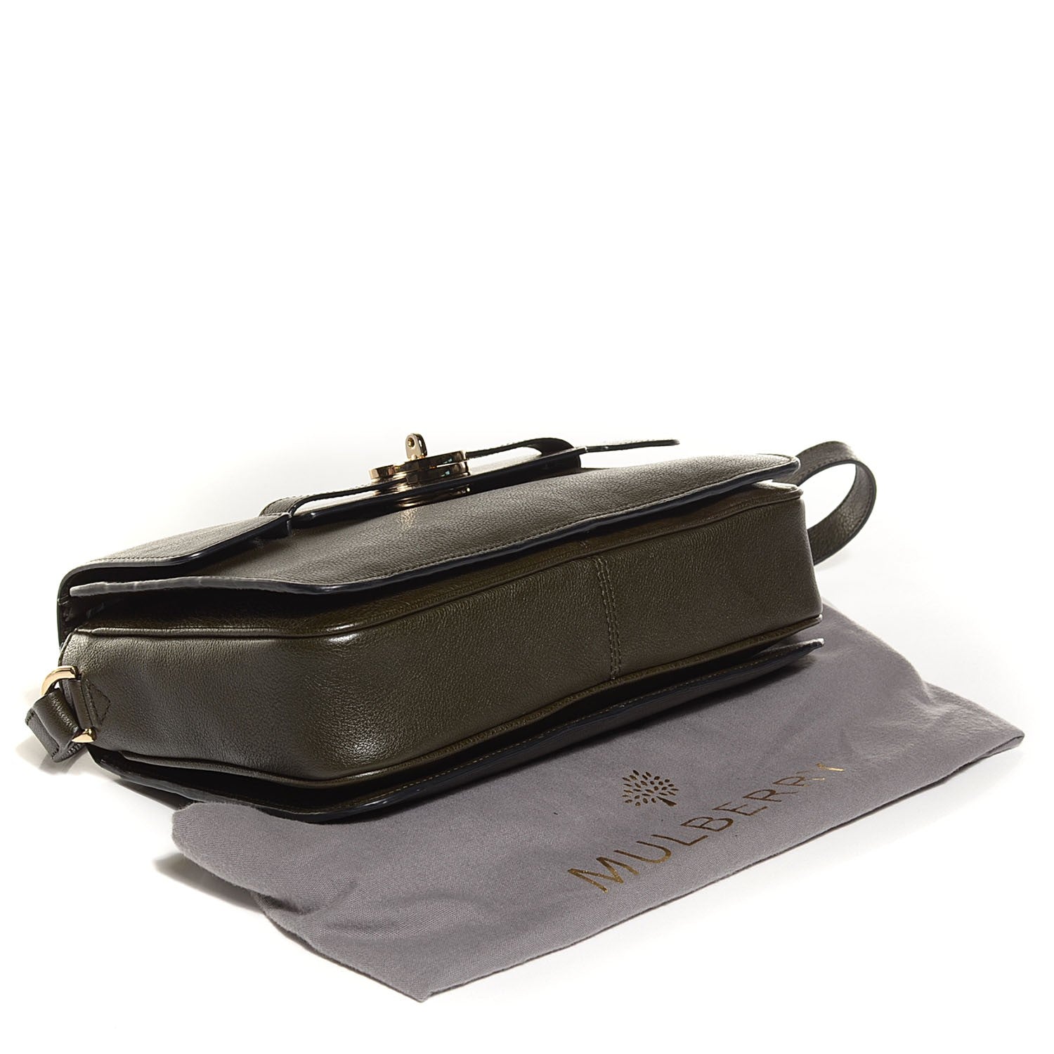 Mulberry Silky Nappa Bayswater Shoulder Bag Evergreen 4 of 12