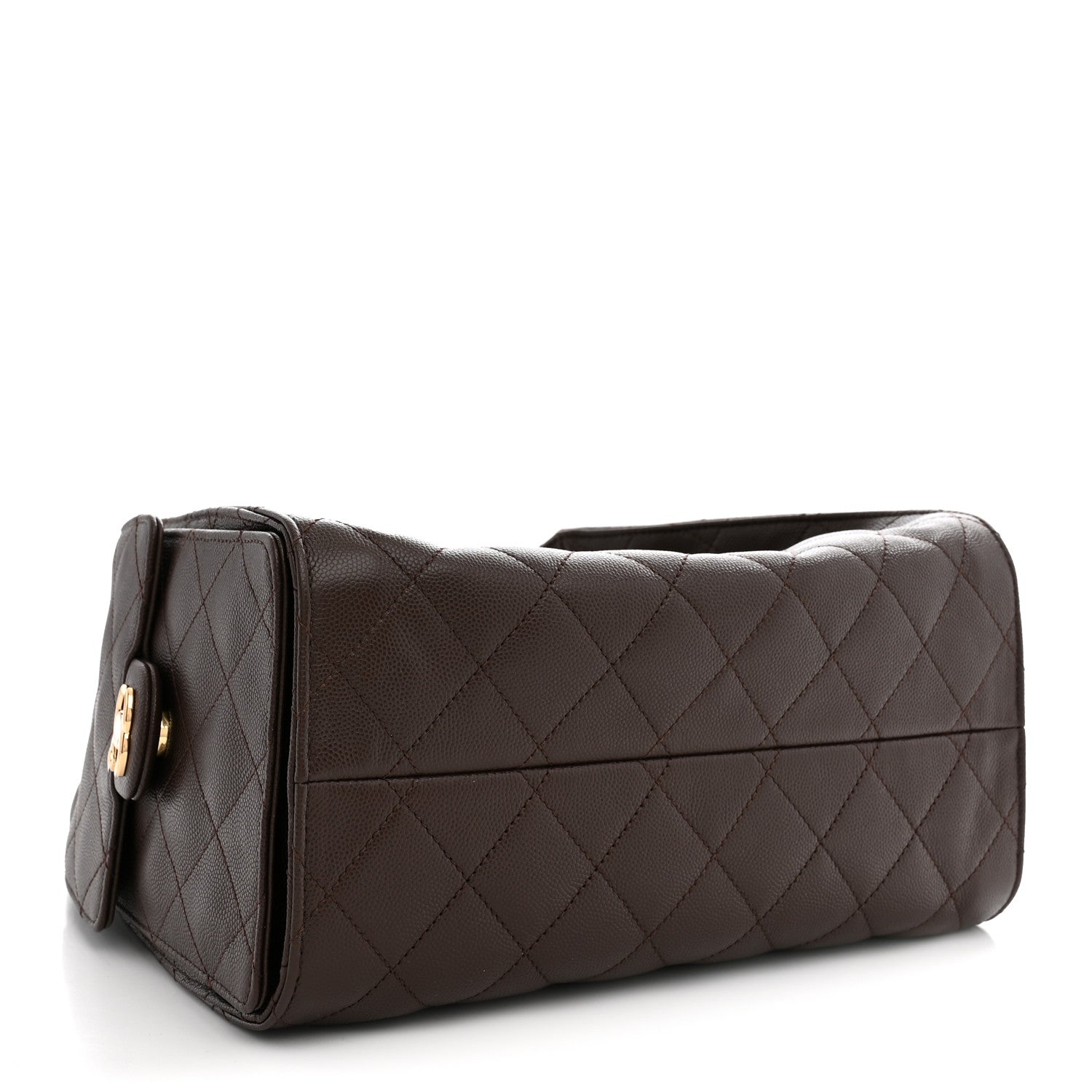 Chanel Caviar Quilted Small Chanel 25 Handbag Dark Brown 4 of 11