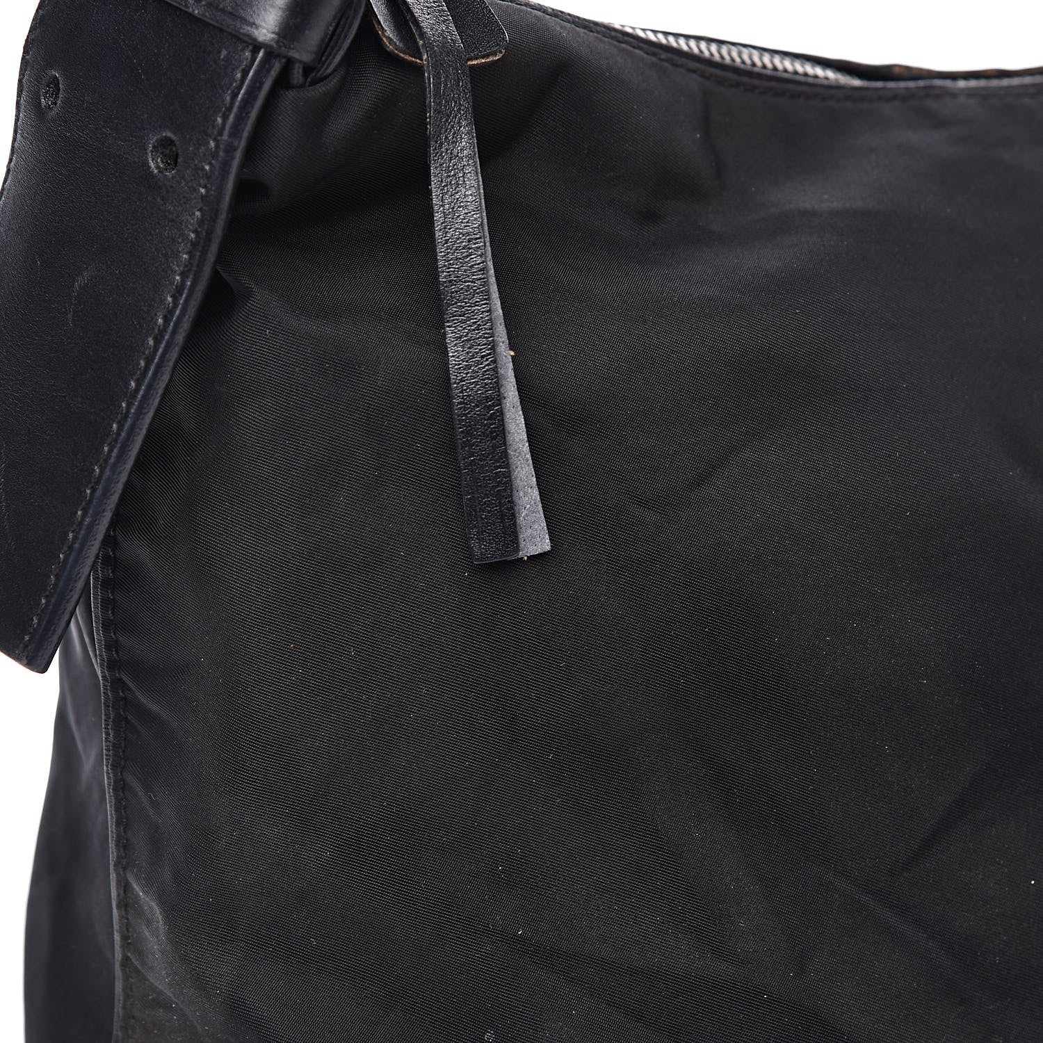 Prada Tessuto Nylon Braided Hobo Black 13 of 13