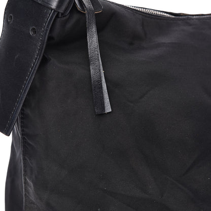 Prada Tessuto Nylon Braided Hobo Black 13 of 13