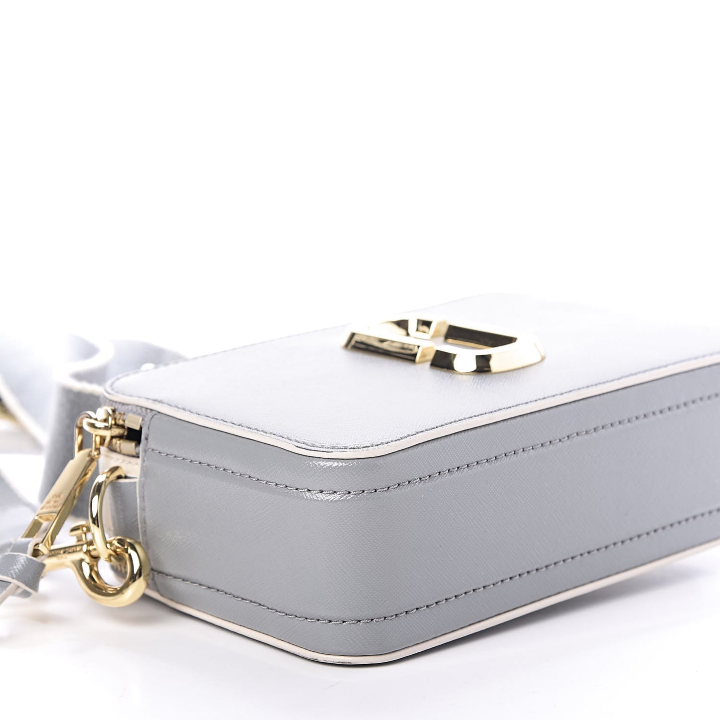 Saffiano Large The Sure Shot Camera Bag Rock Grey