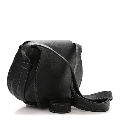 Chloe Calfskin Mini Marcie Round Crossbody Bag Black 3 of 10