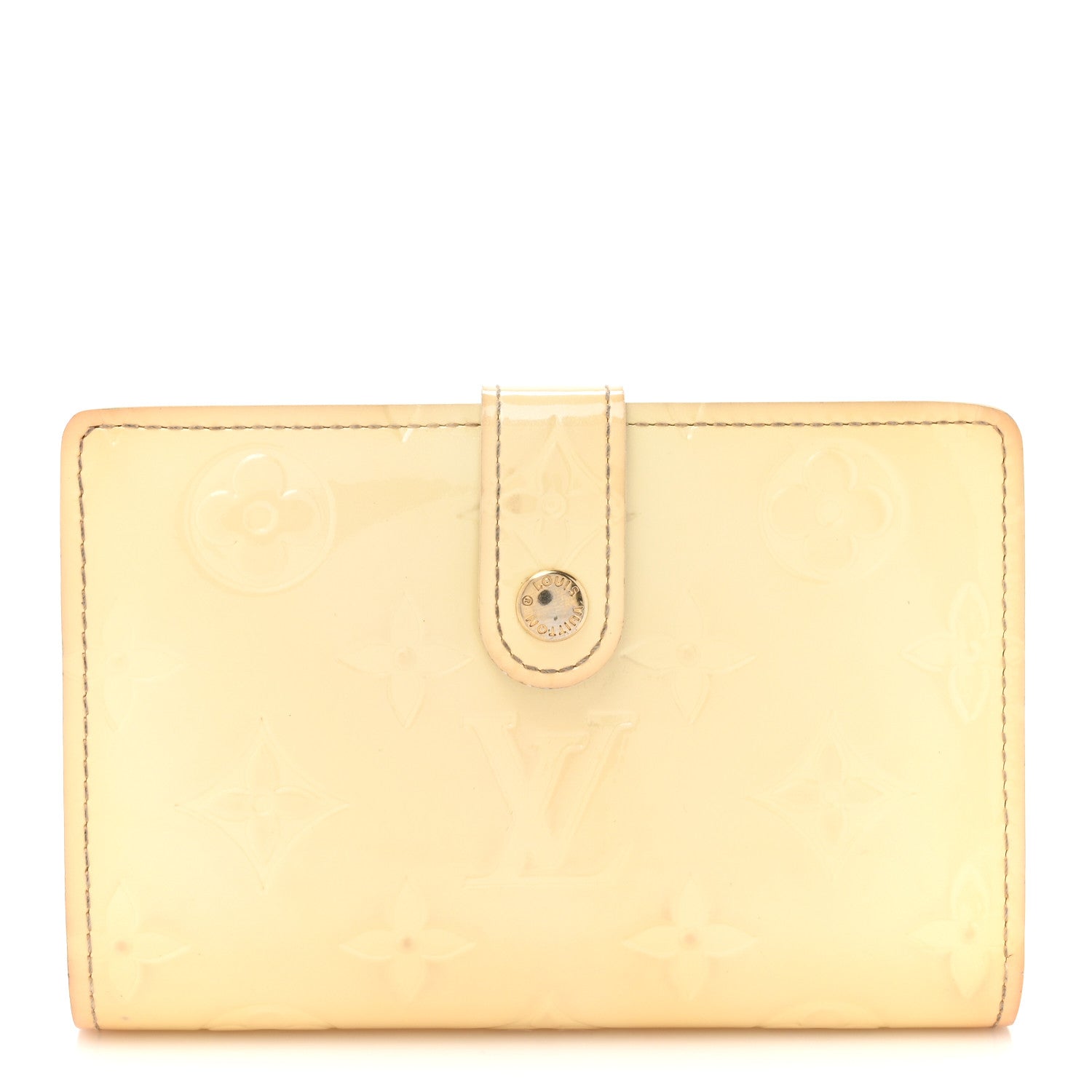 Louis Vuitton Vernis French Purse Wallet Perle 2 of 28