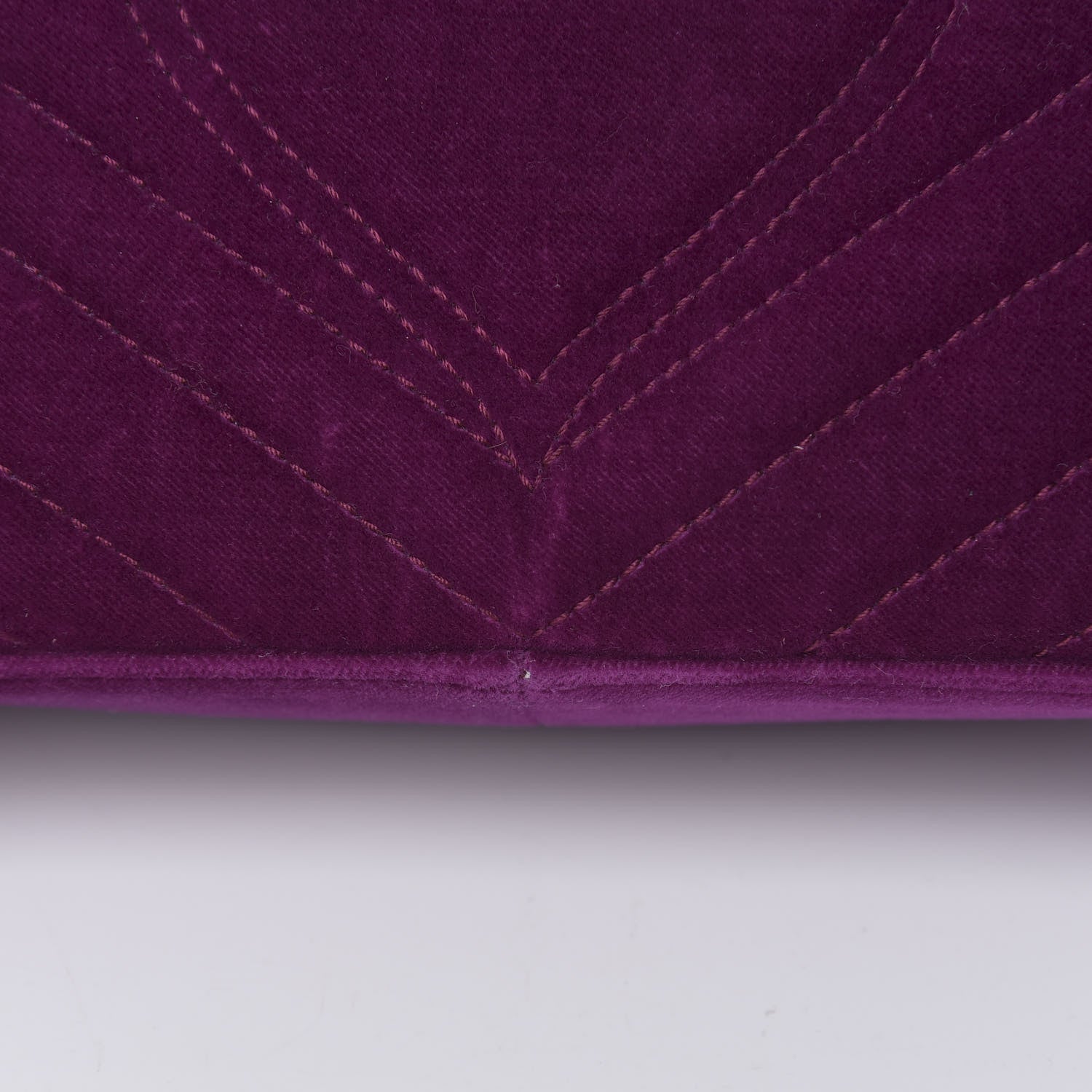 Gucci Velvet Matelasse Small GG Marmont Shoulder Bag Fuchsia Violet Cyclamen 13 of 13