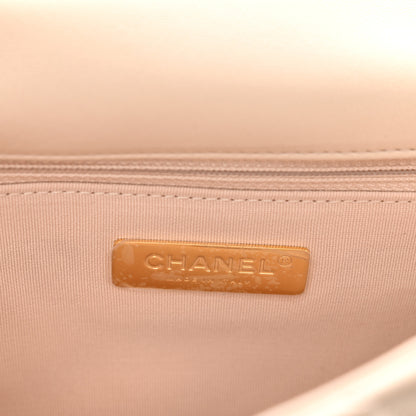 Chanel Lambskin Quilted Medium Chanel 19 Flap Light Beige 7 of 9