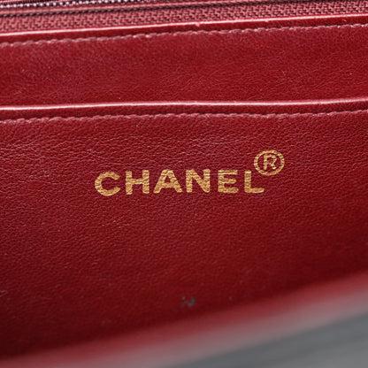 Chanel Lambskin Quilted XL Jumbo Single Flap Black 6 of 19