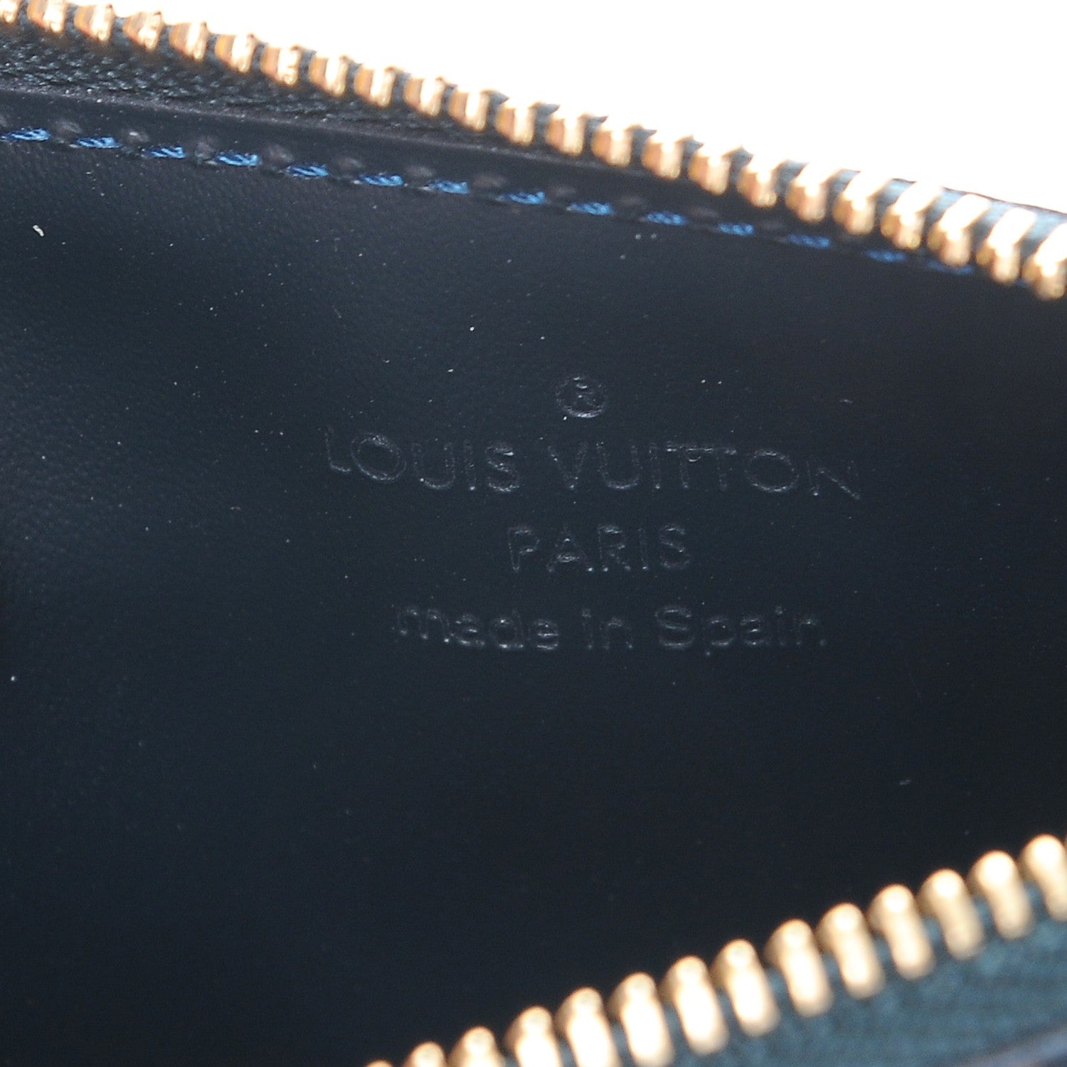 Louis Vuitton Vernis Key Pouch Blue Nuit 6 of 7