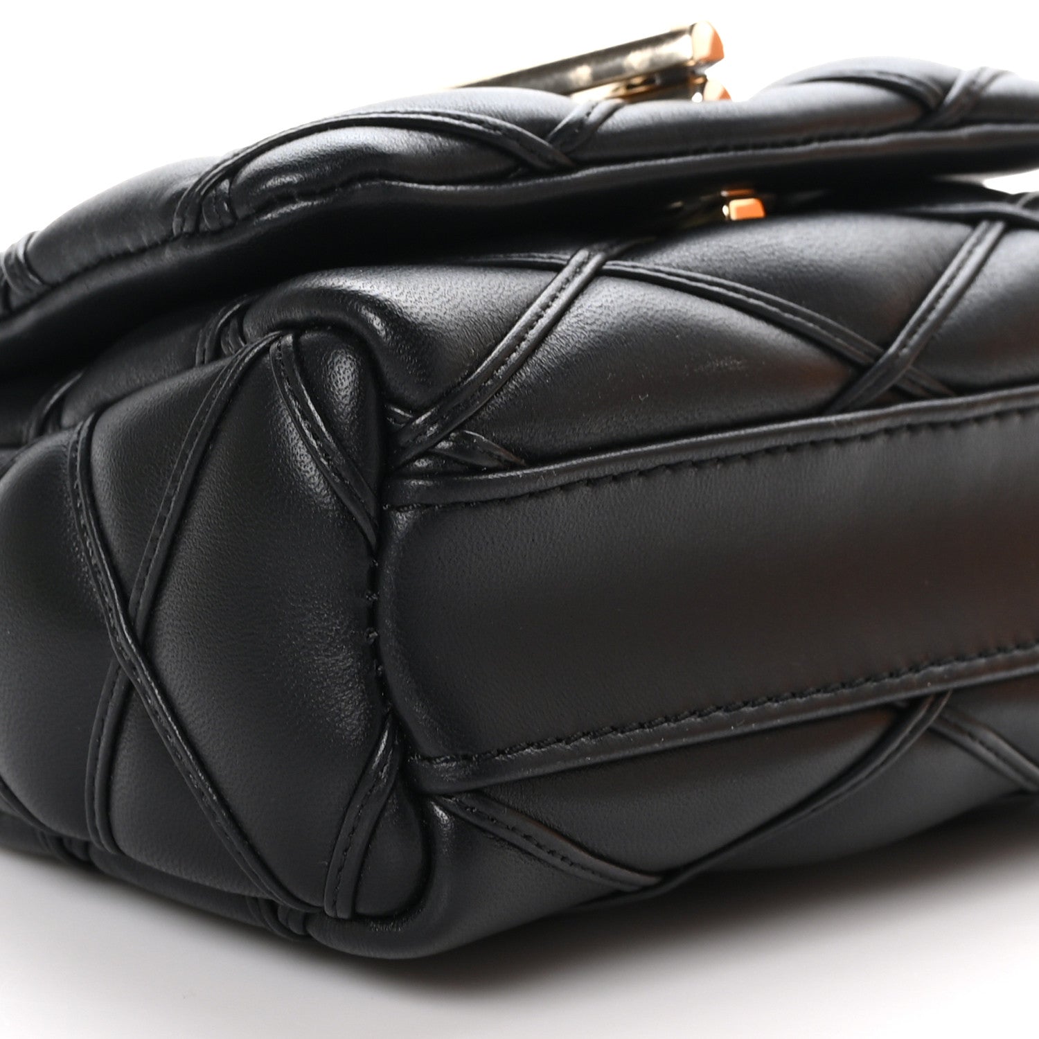 Louis Vuitton Lambskin Malletage Pico GO-14 Black 7 of 9