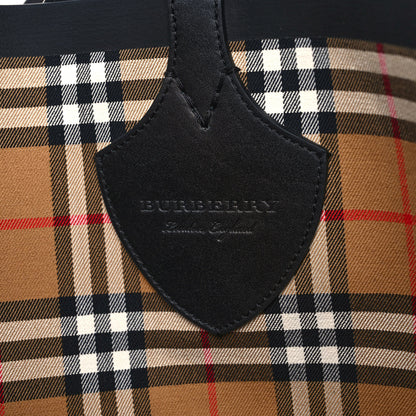 Burberry Vintage Check Medium The Giant Reversible Tote Antique Yellow Bright Red 11 of 15