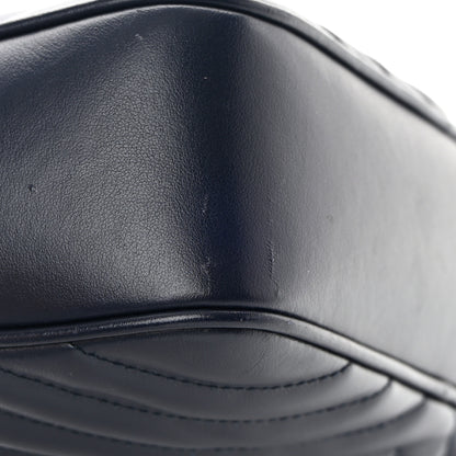 Saint Laurent Calfskin Matelasse Monogram Lou Camera Bag Deep Marine 12 of 12