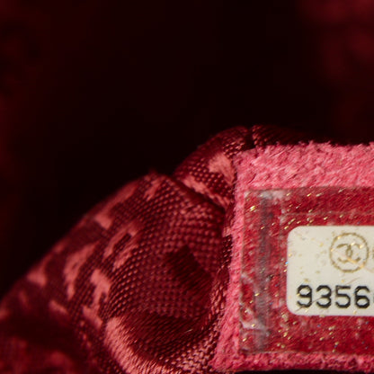 Chanel Lambskin Quilted Chocolate Bar Mademoiselle Shoulder Bag Red 7 of 8